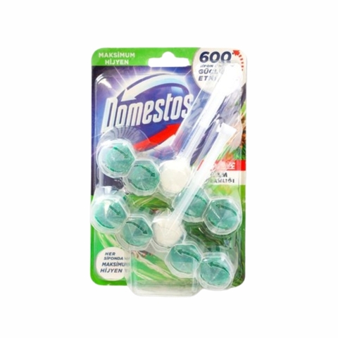 Блок DOMESTOS Power 5 Хвойная свежесть 110 г подвес д/туалета ПОЛЬША