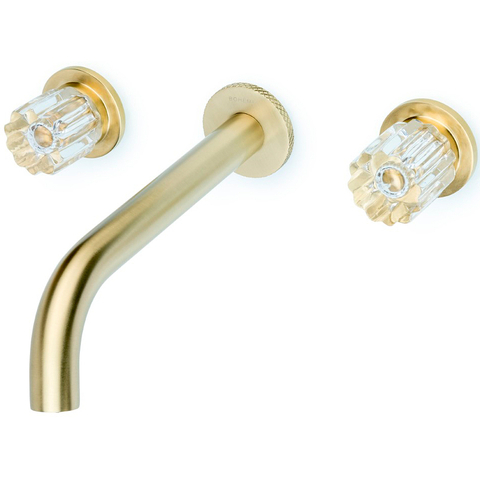 Boheme 152-2-MG-EL Смеситель из стены ELEGANTE на 3 отв. MATT GOLD
