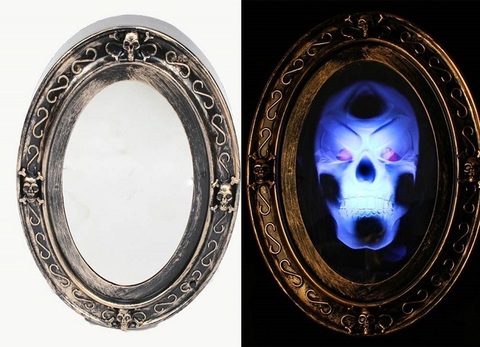 Хэллоуин анимированная декорация Призрачное зеркало