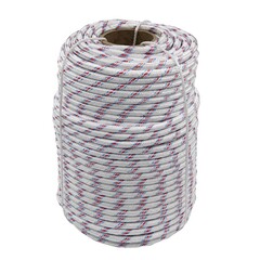 51-2-010 Фал плетеный полипропиленовый 24-прядный, 700кгс, сердечник полипропилен, д.10мм, бухта100м (РемоКолор)