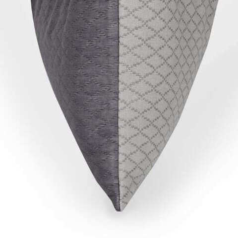 Наволочка трикотажная 50x70 Bella Donna Sommerdecke anthrazit темно-серая