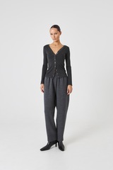 Брюки вязаные