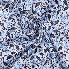 Сорочка мужская Eterna Slim Fit 1070-F182-17 с растительным принтом