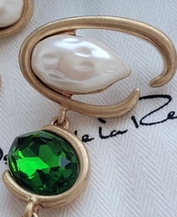 Серьги длинные OSCAR DE LA RENTA с подвесками