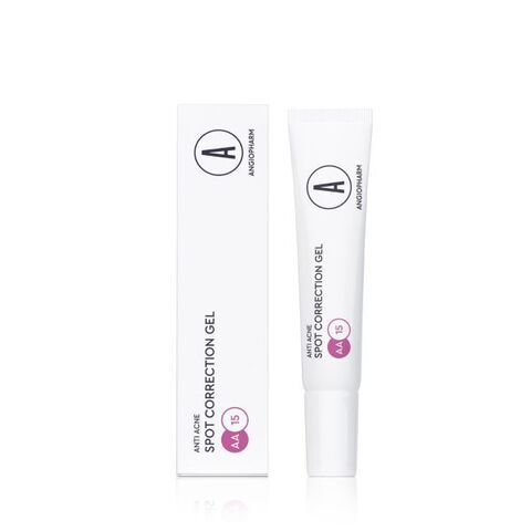 ANGIOPHARM ТОЧЕЧНОЕ КОРРЕКТИРУЮЩЕЕ СРЕДСТВО, 15 МЛ | ANTI-ACNE SPOT CORRECTION GEL