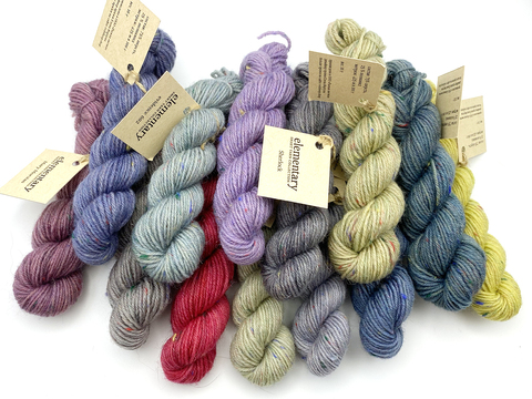 Набор носочной пряжи Elementary Scrappy, 130 г (13 цветов по 10 г)