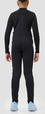 Детские лыжные разминочные брюки с высокой спинкой Nordski Jr. Active 2.0 Black