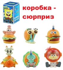 Фигурка Губка Боб Коробка Сюрприз