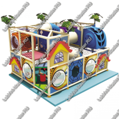 Детский игровой лабиринт "Дом спайдермена"