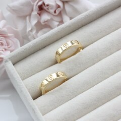 Швензы 20 мм с французским замком, позолота, Ш113