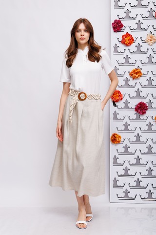 GARDEUR Юбка льняная с эластаном