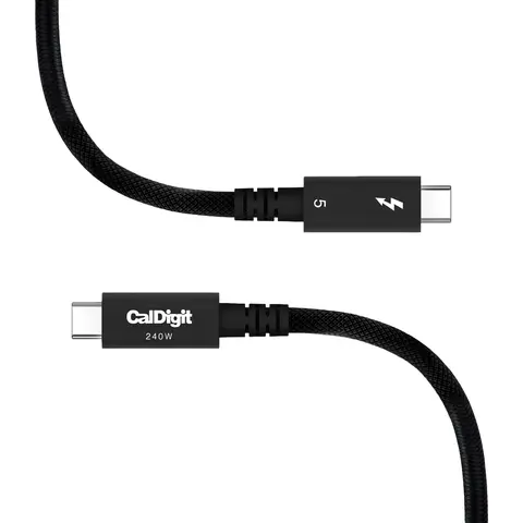 Кабель CalDigit Thunderbolt 5 Pro 240W Braided Passive Cable (3.28' 1м)
