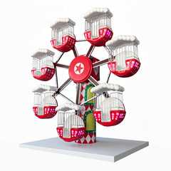 Обзорное колесо «Звездочёт» — 8 м, 7 кабин, до 14 человек