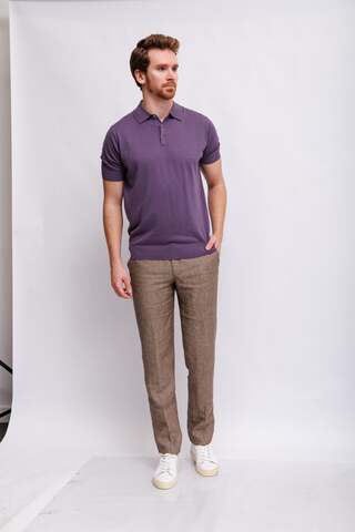 CC Collection by CORNELIANI Брюки-слаксы льняные