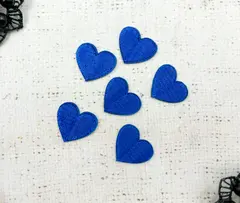 Термоаппликация, р. 2х2,3 см, василёк