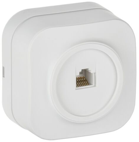 GLORY Роз. комп. RJ45 кат.5E о/у РК10-ХБм бел. м. IEK