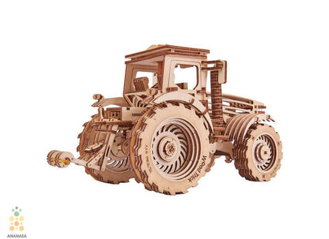 Трактор от Wood Trick - Деревянный конструктор, сборная модель, 3d пазл