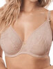 Кружевной бюстгальтер на косточках Mefemi DESIRE M bralette капучино
