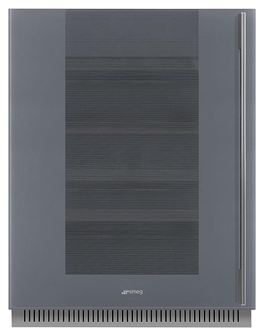 Винный шкаф SMEG CVI138LS3 (петли слева) серебристое стекло