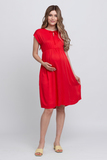 Платье для беременных 11555 красный