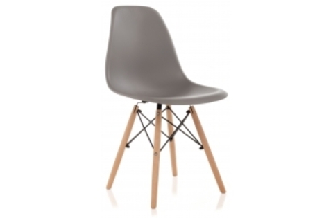 Пластиковый стул Eames PC-015 серый