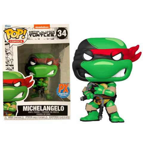 Фигурка Funko POP! TMNT Comics: Michelangelo (PX Exc) (34)