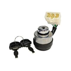 Замок зажигания UNITED PARTS универсальный, с ключом / 6 контактов