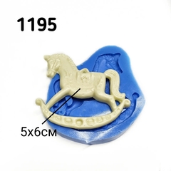 1195 Молд силиконовый. Лошадь-качалка правая.