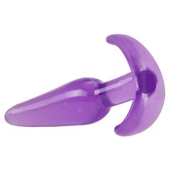 Фиолетовая анальная пробка в форме якоря Slim Anal Plug - 10,8 см. - 