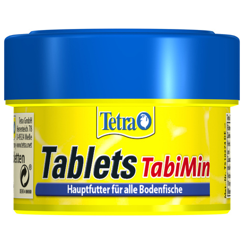 Tetra TabletsTabiMin корм для всех видов донных рыб (58 таб)