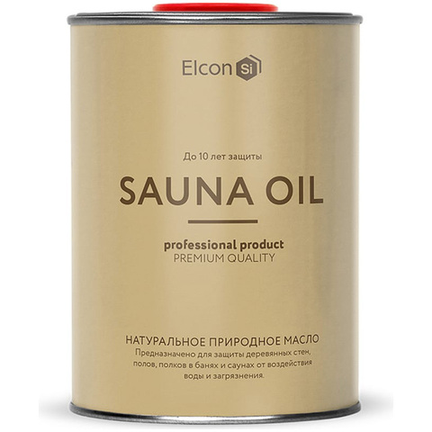 Масло для дерева Elcon Sauna oil, бесцветное 1л