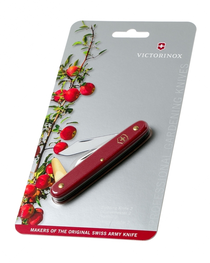 Нож складной садовый Victorinox Budding Knife 2, 100 mm, Red (3.9110.B1) -  купить по выгодной цене | 