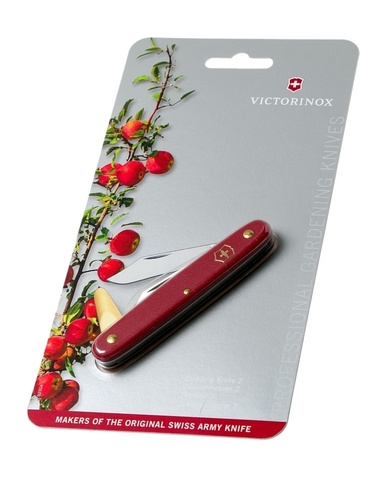 Нож складной садовый Victorinox Budding Knife 2, 100 mm, Red (3.9110.B1)