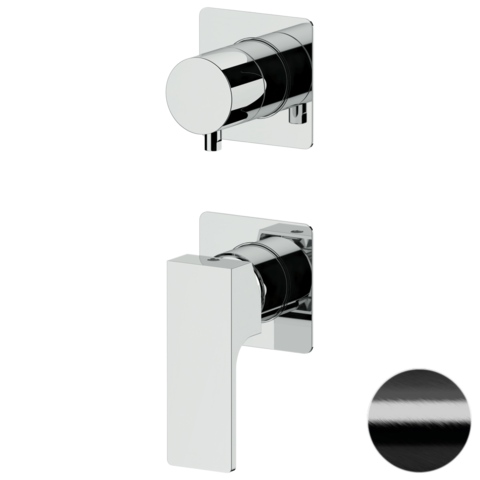 Remer AU92PWBCFP Смеситель для душа Remer Absolute AU92PWBCFP, черный брашированный хром