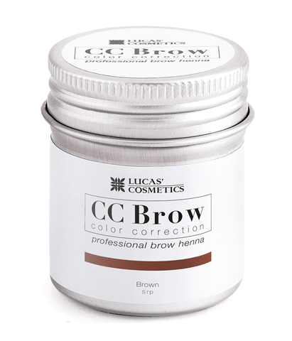 Хна для бровей в баночке Коричневый, CC Brow Brown, Lucas` Cosmetics, 5 гр