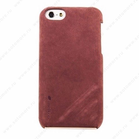 Накладка Melkco кожаная для iPhone 5C Leather Snap Cover Craft Limited Edition Prime Dotta (Classic Vintage Purple)