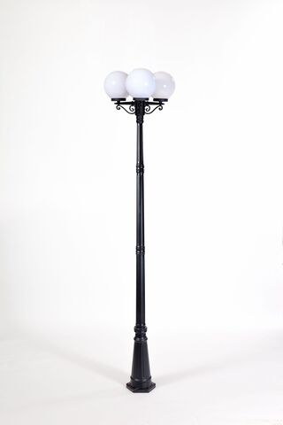 Столб 3-х  головый h2753мм Globe S черный (B)
