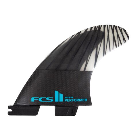 FCS II Performer PC Carbon Black/Teal Thruster