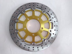 Диск тормозной передний на KAWASAKI ZX 6 RR NINJA  600 2003-2004, ZX6R NINJA  636 2003-2004 золотой
