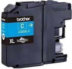 Картридж Brother LC-525XLС голубой для МФУ Brother DCP-J100, МФУ Brother DCP-J105, МФУ Brother MFC-J200. Ресурс 1300 стр. (LC525XLC)
