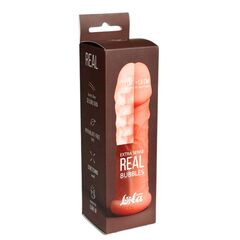 Телесный фаллоудлинитель Extra Sense Bubbles - 13,5 см. - 