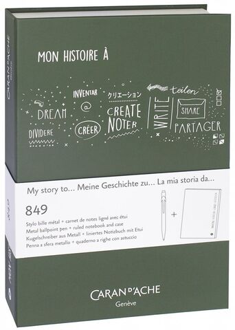 Ручка шариковая Caran d'Ache 849 Office LE 2017 My History Olive (CC0849.116)