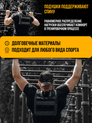 Жилет-утяжелитель Hard Training Filippov 18кг (зеленый), зеленый