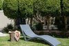 Шезлонг-лежак пластиковый, Siesta Contract Slim, темно-серый