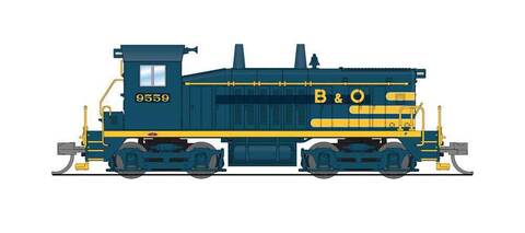 Маневровый локомотив BLI  EMD NW2  B&O Paragon4 Sound/DC/DCC #9559