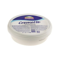 Сыр Творожный КРЕМЕТТЕ 65% 2,2 кг без ЗМЖ,1шт.