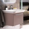 Шкафчик для раковины Geberit myDay, с одним выдвижным ящиком: B=68см, H=41см, T=43см, Какао с молоком / Высокоглянцевое покрытие
