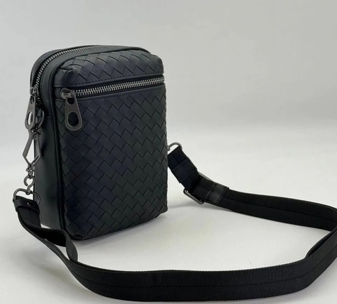 Сумка мессенджер Bottega Venetta, чёрный