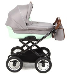 Коляска классическая NAVINGTON GALEON, колеса 12" (ROYAL SNOW)