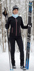 Женский утеплённый лыжный костюм Nordski Active Base Black 2020 без лямок